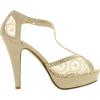 image:imageTOP Moda Womens Hy5 Formal Evening Party Lace Ankle TStrap Peep Toe Stiletto High Heel PumpsBeige