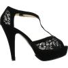 image:imageTOP Moda Womens Hy5 Formal Evening Party Lace Ankle TStrap Peep Toe Stiletto High Heel PumpsBlacknew