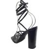 image:imageTOP Moda Womens Lace Up Wrap Around Strap High Heel SandalsBlack
