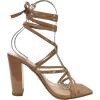image:imageTOP Moda Womens Lace Up Wrap Around Strap High Heel SandalsCamel