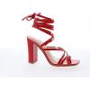 image:imageTOP Moda Womens Lace Up Wrap Around Strap High Heel SandalsRed