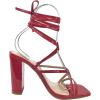 image:imageTOP Moda Womens Lace Up Wrap Around Strap High Heel SandalsRed