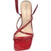 image:imageTOP Moda Womens Lace Up Wrap Around Strap High Heel SandalsRed