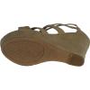 image:imageTOP Moda Womens Lindy66 Open Toe Platform Wedge SandalsTaupe