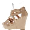 image:imageTOP Moda Womens Lindy88 Platform SandalsBeige