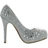 image:imageTOP Moda Womens Mango25 Rhinestone Studded Sparkling Platform Stiletto Heel Dress PumpsSilver