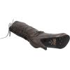 image:imageTOP Moda Womens Page65 Knee High Round Toe LaceUp Slouched High Heel BootsGray Pu
