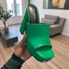 image:imageTOP Moda Womens Platform Slip On Chunky High Heel SandalsGreen Pu