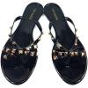 image:imageTOP Moda Womens Studded Jelly Flip Flops Sandals with BowBlack