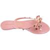 image:imageTOP Moda Womens Studded Jelly Flip Flops Sandals with BowBlush