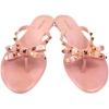 image:imageTOP Moda Womens Studded Jelly Flip Flops Sandals with BowBlush