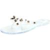 image:imageTOP Moda Womens Studded Jelly Flip Flops Sandals with BowClear