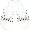 image:imageTOP Moda Womens Studded Jelly Flip Flops Sandals with BowClear