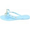 image:imageTOP Moda Womens Studded Jelly Flip Flops Sandals with BowLight Blue