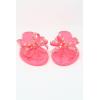 image:imageTOP Moda Womens Studded Jelly Flip Flops Sandals with BowPink