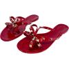 image:imageTOP Moda Womens Studded Jelly Flip Flops Sandals with BowRed3
