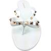 image:imageTOP Moda Womens Studded Jelly Flip Flops Sandals with BowWhite