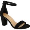 image:imageTOP Moda Fashion Womens Ankle Strap High Heel Sandal Shoes 55 Black