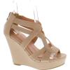 image:imageTOP Moda Womens Lindy88 Platform SandalsBeige
