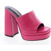 image:imageTOP Moda Womens Platform Slip On Chunky High Heel SandalsFuchsia Pu