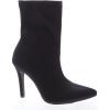 image:imageTOP Moda Womens Sexy Pointed Toe Ankle Boots Stiletto Heels Stretch BootiesBlack