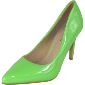 image:imageTOP Moda Shoes Women Stiletto High Heel Classic Pumps Pointed Toe Monroe1Lime Patent