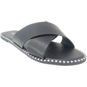 image:imageTOP Moda Women Open Toe Flat Fashion SandalsBlack Pu