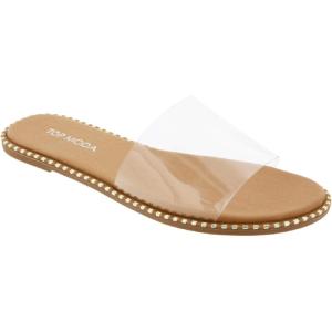image:imageTOP Moda Women Open Toe Flat Fashion SandalsClear