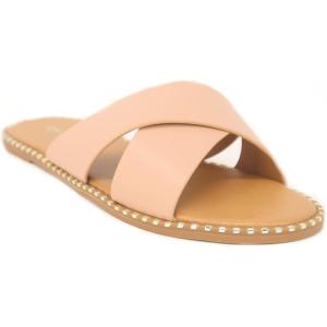 image:imageTOP Moda Women Open Toe Flat Fashion SandalsNude Pu22