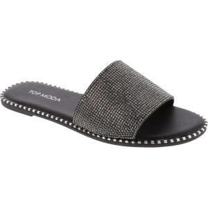 image:imageTOP Moda Women Open Toe Flat Fashion SandalsPewter