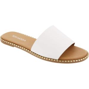 image:imageTOP Moda Women Open Toe Flat Fashion SandalsWhite