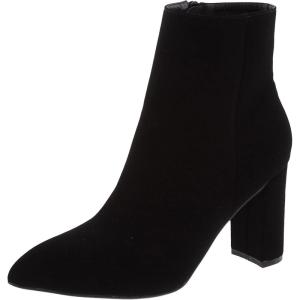 image:imageTOP Moda Womens Chunkly High Heel Ankle BootiesBlack Nu