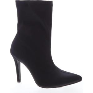 image:imageTOP Moda Womens Sexy Pointed Toe Ankle Boots Stiletto Heels Stretch BootiesBlack