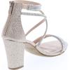 image:imageTOP Moda DressyFormal Sandals High Heel Ankle Strap Open Toe SandalsChampagne75