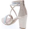 image:imageTOP Moda DressyFormal Sandals High Heel Ankle Strap Open Toe SandalsChampagne75