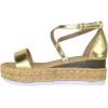 image:imageTOP Moda Women Espadrille Wedge Heels Sandals Open Peep Toe Platform Flatform Ankle Strap Candide9Gold