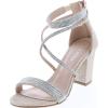 image:imageTOP Moda DressyFormal Sandals High Heel Ankle Strap Open Toe SandalsChampagne75