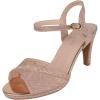 image:imageTOP Moda Shoes Women Stiletto Heels Open Peep Toe Ankle Strap Bling Rhinestone Glitter PAMELA28Rose Gold