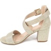 image:imageTOP Moda DressyFormal Sandals High Heel Ankle Strap Open Toe Sandals Champagne6  8