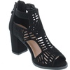 image:imageTOP Moda Levin1 Ankle Strap Open Toe Chunky Heel Platform Gladiator SandalBlack 185