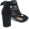 image:imageTOP Moda Levin1 Ankle Strap Open Toe Chunky Heel Platform Gladiator SandalBlack 185