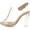 image:imageTOP Moda Womens All But Average Chunky HeelBeige1