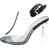 image:imageTOP Moda Womens All But Average Chunky HeelBlack1