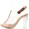 image:imageTOP Moda Womens All But Average Chunky HeelChampagne1