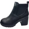 image:imageTOP Moda Womens Chelsea Ankle Boots Chunky Heel with Elastic GoreBlack