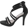 image:imageTOP Moda Womens Formal Rhinestone High Heel Sandal Ankle StrapBlackInna10
