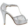 image:imageTOP Moda Womens Formal Rhinestone High Heel Sandal Ankle StrapSilver385