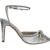 image:imageTOP Moda Womens High Heels Closed Toe Rhinestone Bow Ankle Strap Pumps Dress ShoesSilver