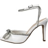 image:imageTOP Moda Womens High Heels Closed Toe Rhinestone Bow Ankle Strap Pumps Dress ShoesWhite