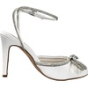 image:imageTOP Moda Womens High Heels Closed Toe Rhinestone Bow Ankle Strap Pumps Dress ShoesWhite